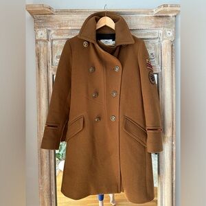 Coach Wool Blend Naval Coat- NWOT